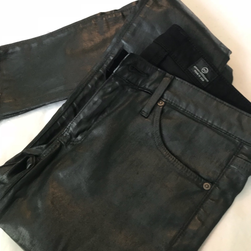 AG leather jeans size 26R. never worn but tags off